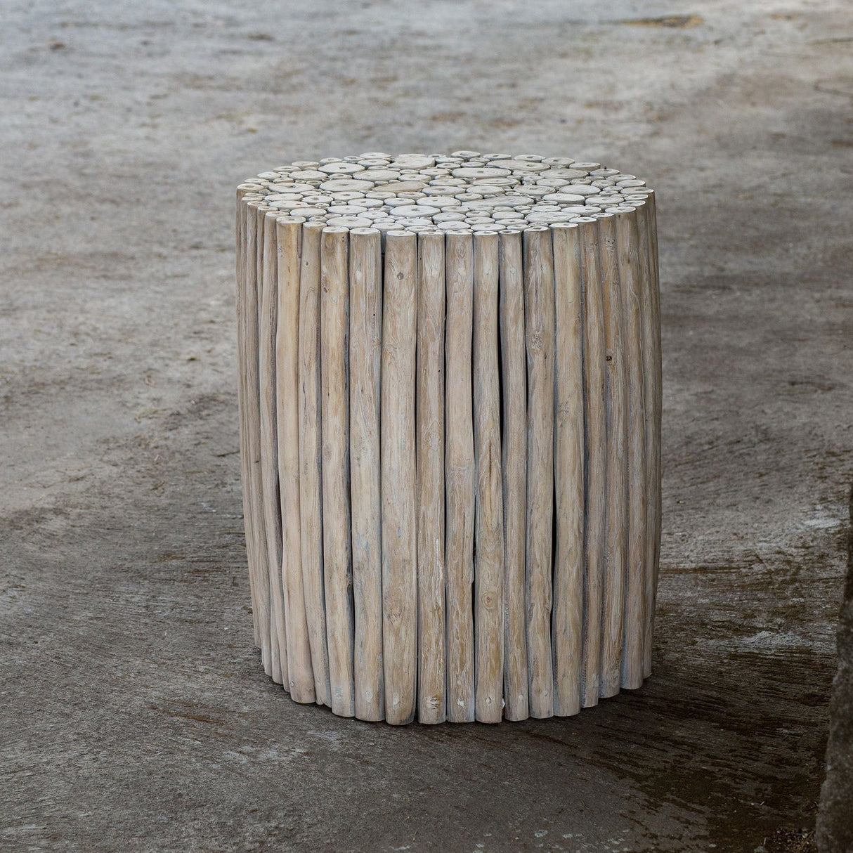Uttermost Tectona Teak End Table - Home Elegance USA