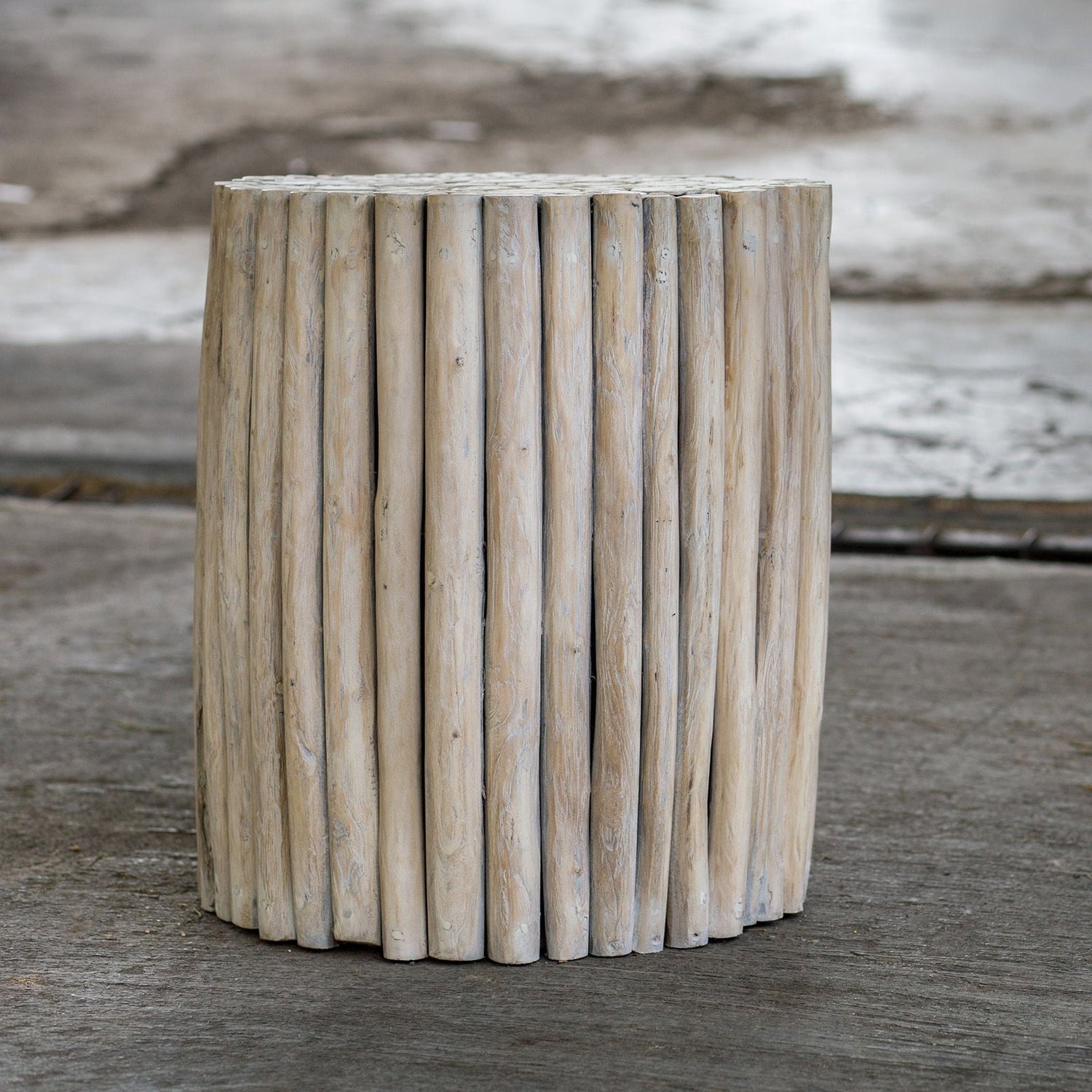 Uttermost Tectona Teak End Table - Home Elegance USA