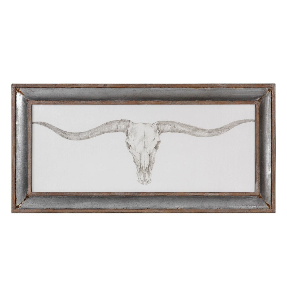 Uttermost Western Skull Mount Print - Home Elegance USA