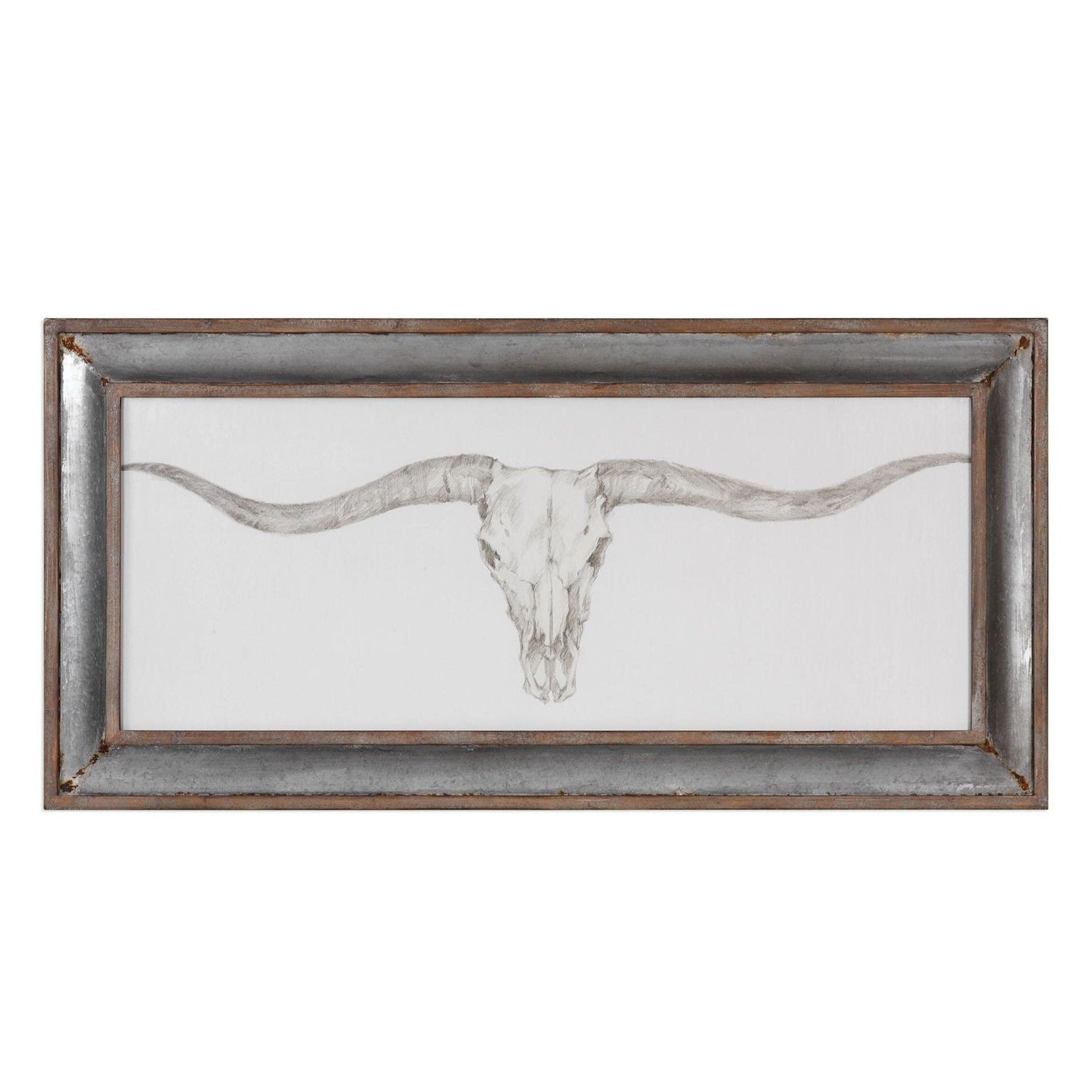 Uttermost Western Skull Mount Print - Home Elegance USA