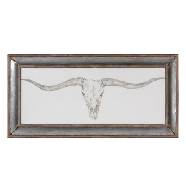 Uttermost Western Skull Mount Print - Home Elegance USA