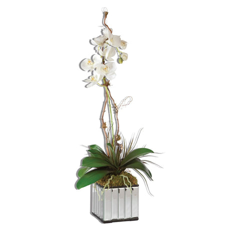 Uttermost White Kaleama Orchids - Home Elegance USA