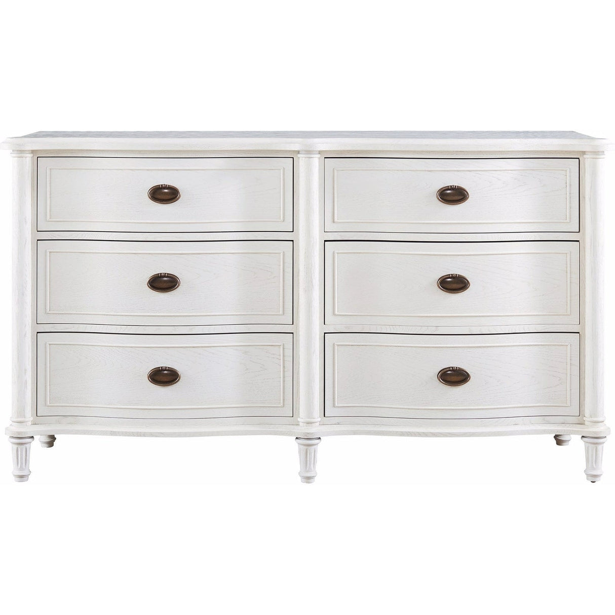 Amity Drawer Dresser Cotton Finish with 6 Drawers | Universal