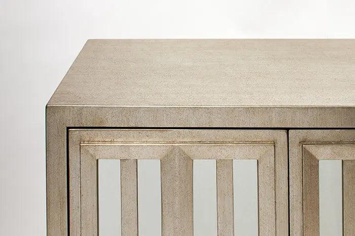 Worn Silver / Light Champagne Brush Buffet 4477-S1 by Artmax Furniture Artmax Furniture