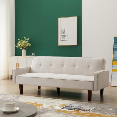 8170  Beige Sofa Bed Home Elegance USA