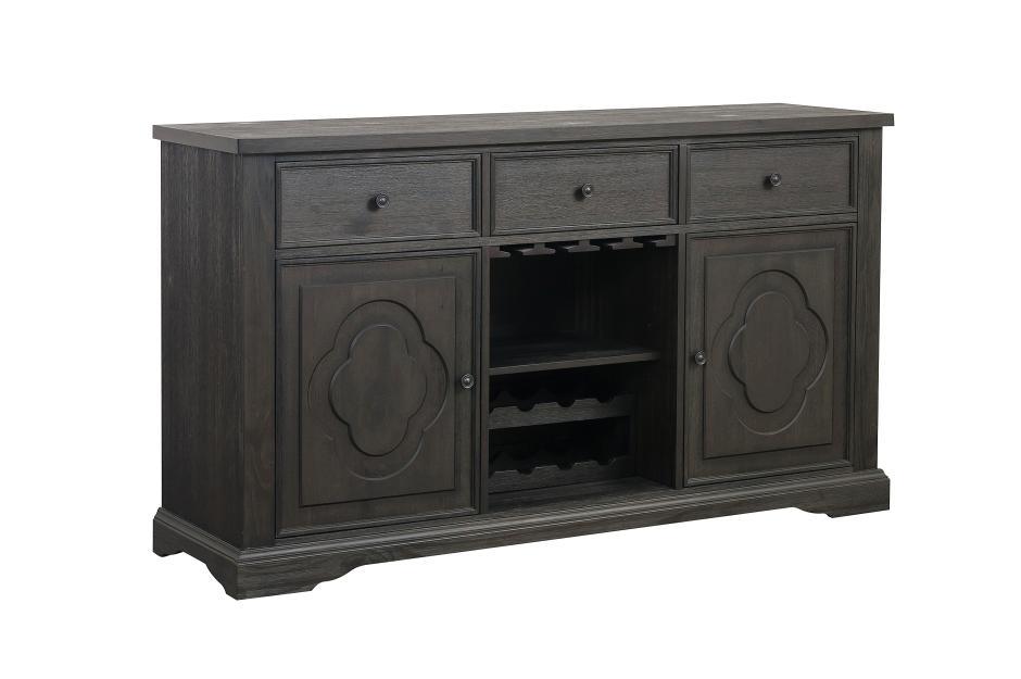 Arasina Dark Pewter 7 Piece Extendable Rectangular Dining Room Set 5559N - 96 - 7 | Homelegance | Home Elegance USA