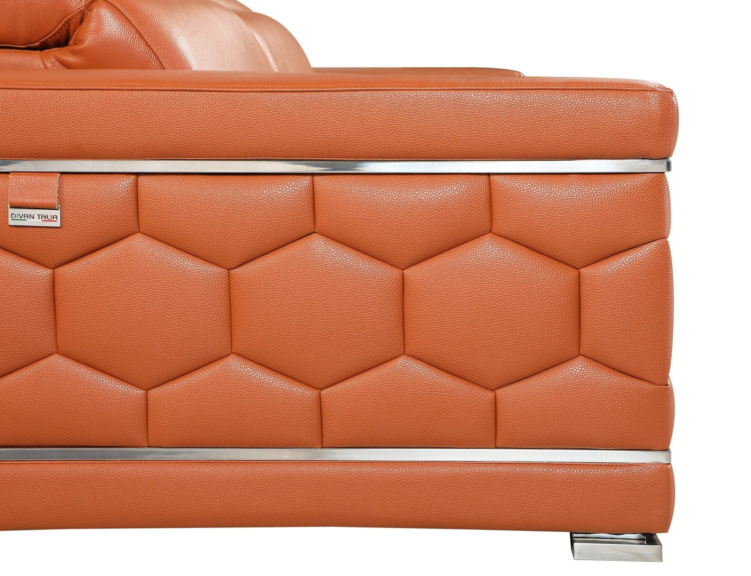 Top Grain Italian Leather Chair - Home Elegance USA