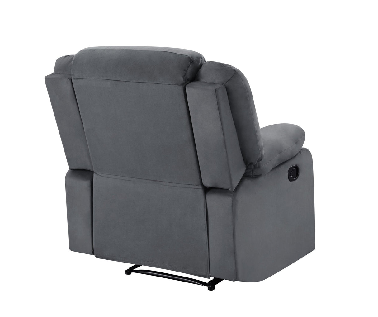 Global United Transitional Microfiber Fabric Recliner Chair