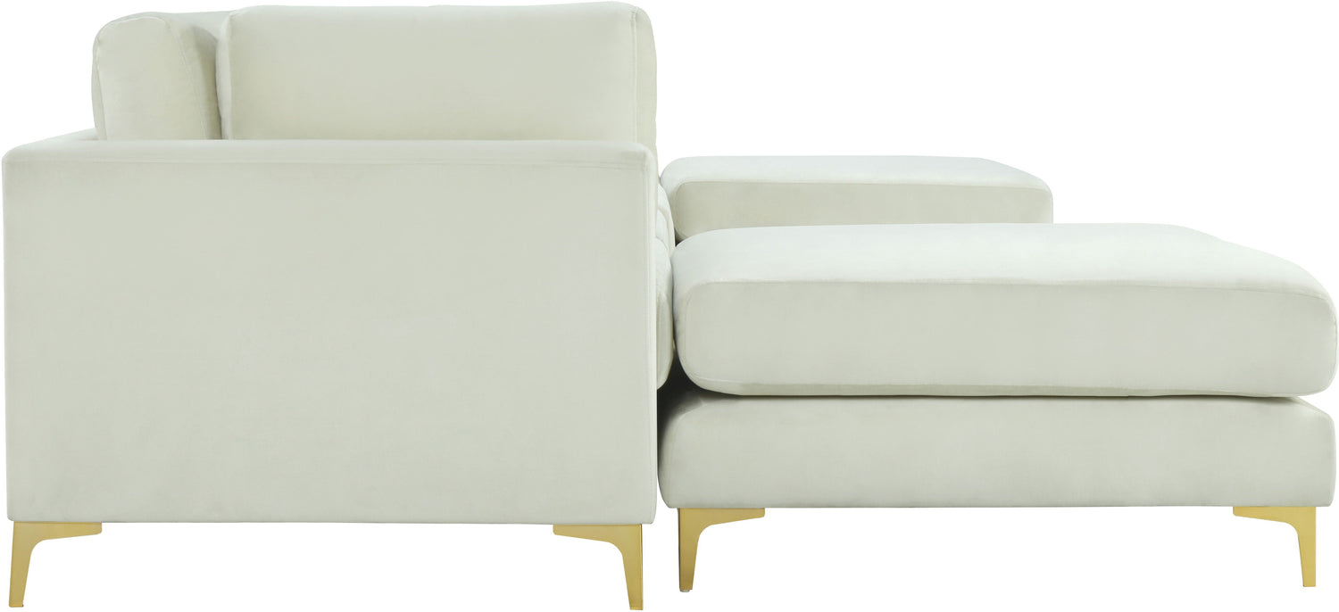 Julia - Modular Sectional 6 Piece - Fabric - Cream - Home Elegance USA