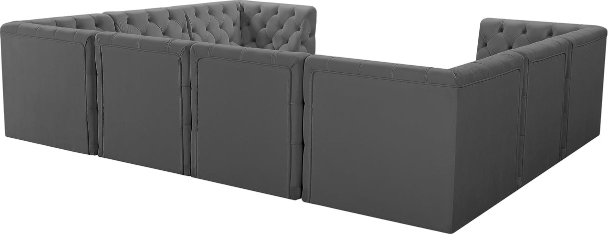 Tuft - Modular Sectional 8 Piece - Gray - Fabric - Home Elegance USA