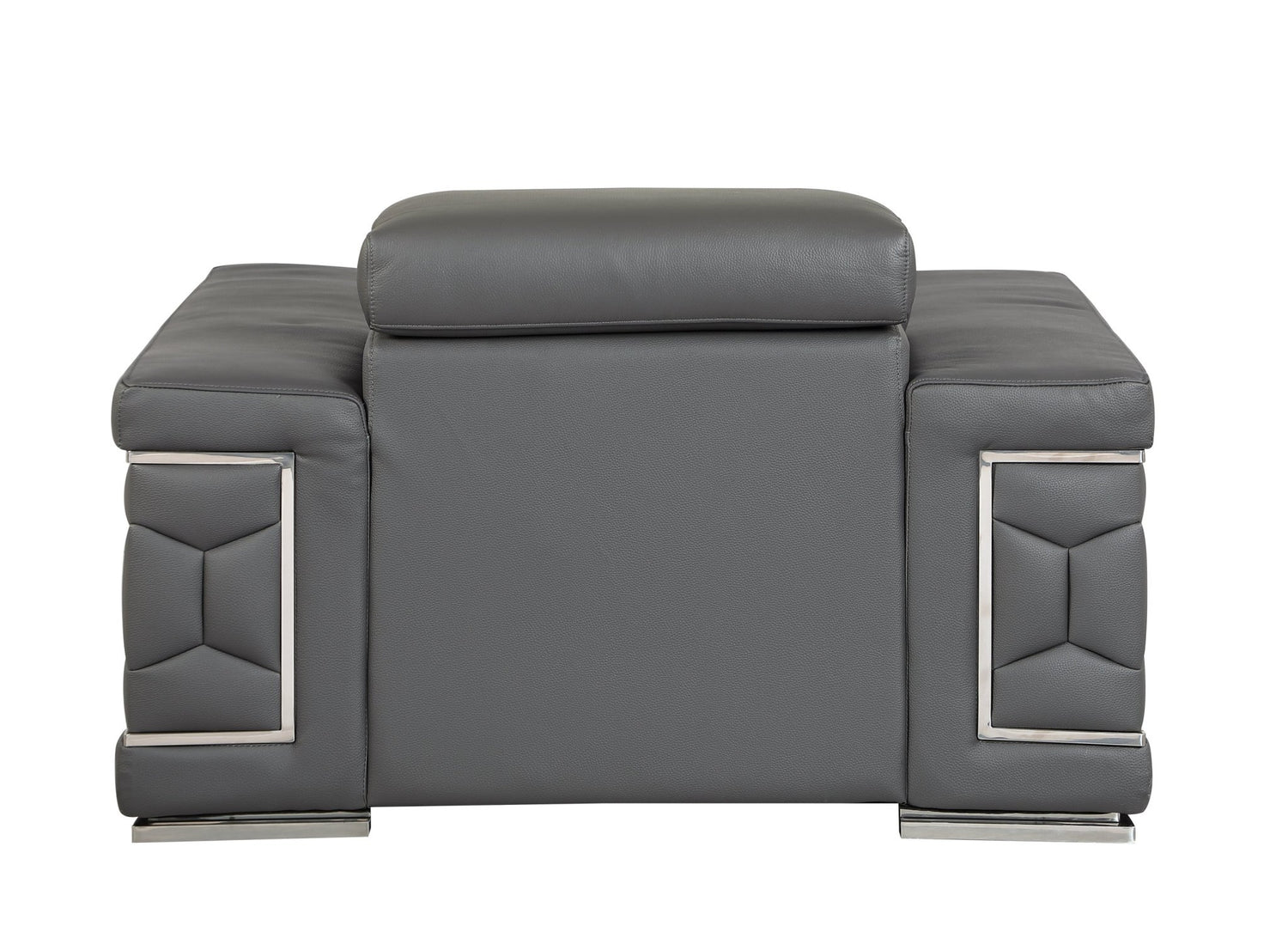 Top Grain Italian Leather Chair - Home Elegance USA