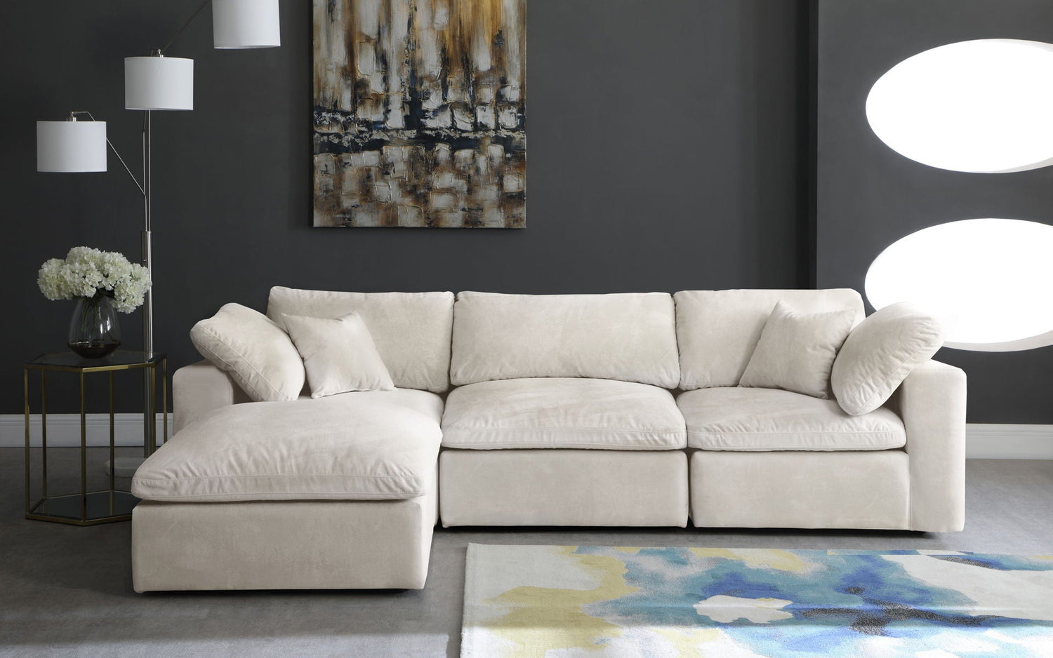 Cozy - Modular Sectional - Beige | Home Elegance USA