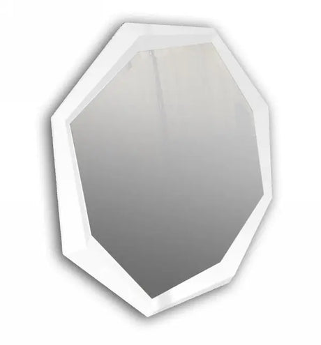 Ak423 - 120 Modern White Crocodile Lacquer Mirror Vgunak423 - 120 | Home Elegance USA