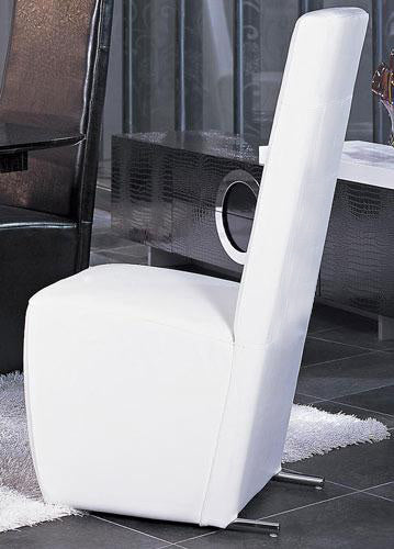 Vig Furniture A&X Maud Modern Black Leatherette Dining Chair