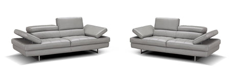 Aurora Premium Leather Sofa Set - 18745 | J&M | Home Elegance USA