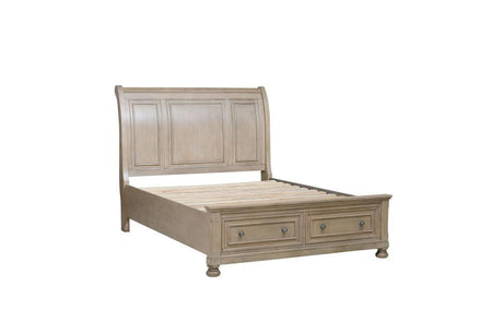 Bethel Eastern King Sleigh Platform Bed With Footboard Storages 2259Kgy - 1Ek | Homelegance | Home Elegance USA