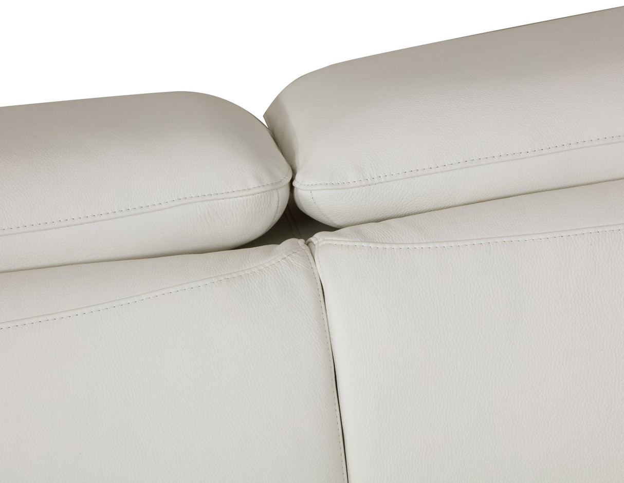 Global United Top Grain Italian Leather Chair - Home Elegance USA