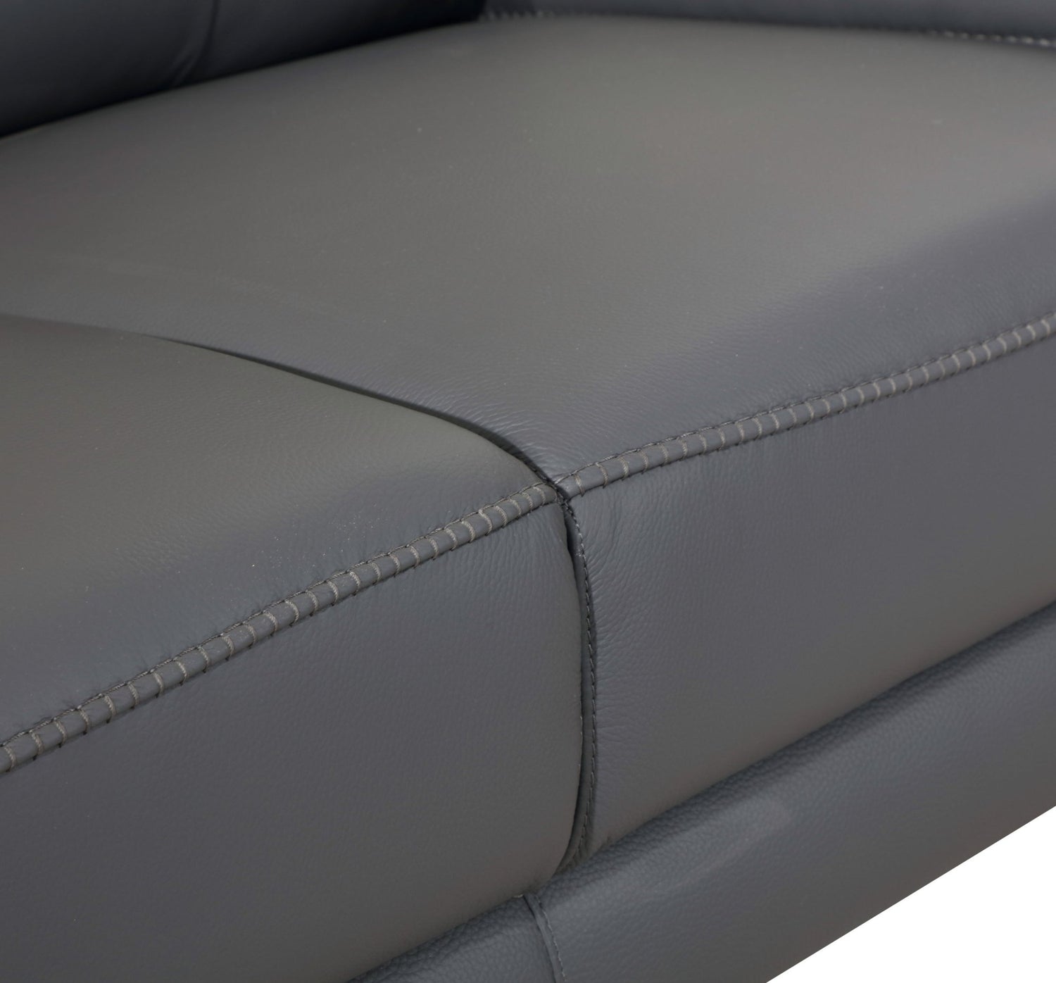 Global United Top Grain Italian Leather Chair - Home Elegance USA