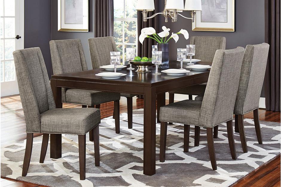 Homelegance - Kavanaugh 7 Piece Dining Room Set In Dark Brown - 5409-78-7Set