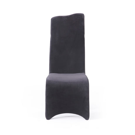 Vig Furniture Modrest Sapphire Modern Black & Gold Dining Chair (Set of 2)