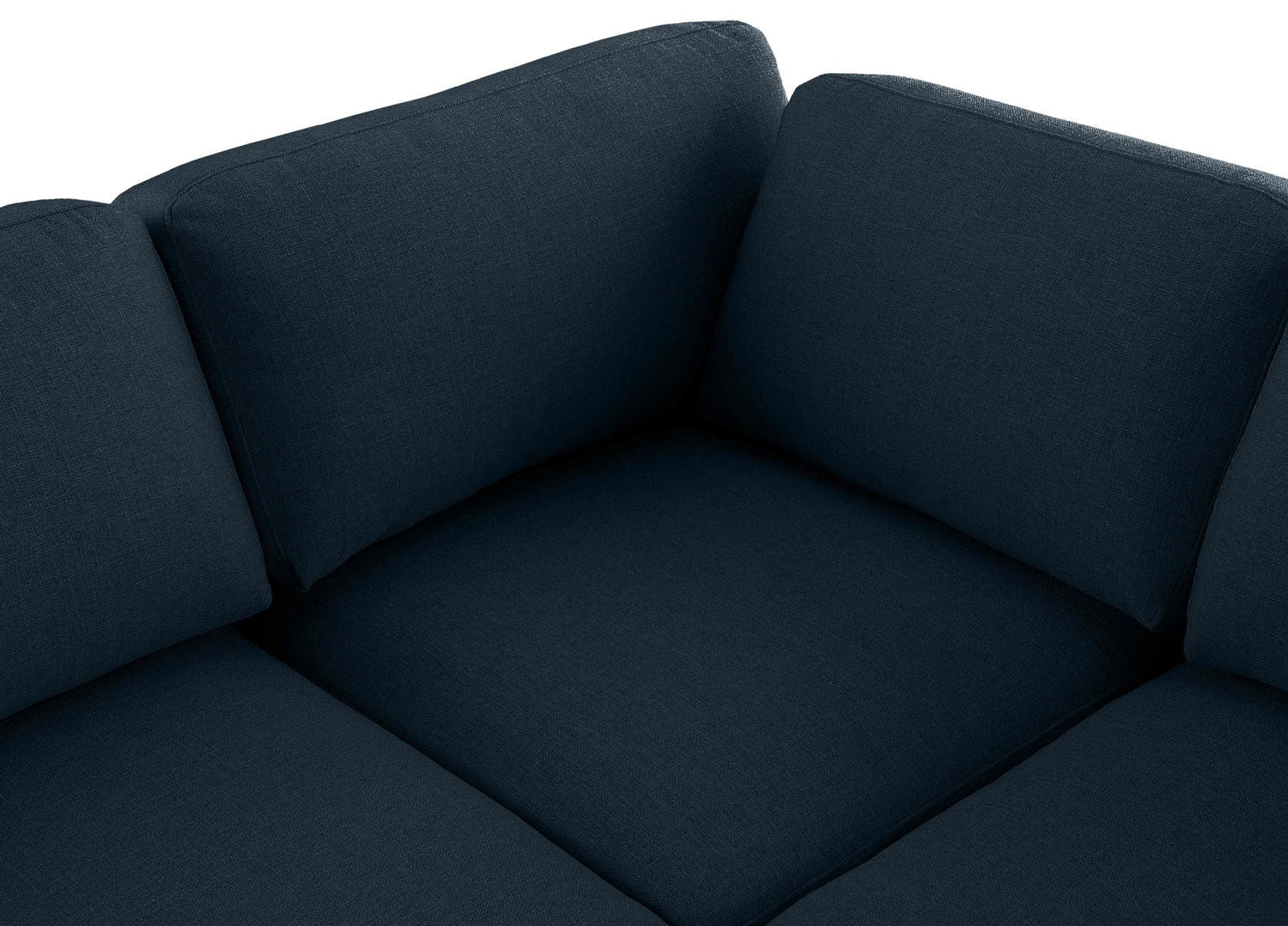 Beckham - Modular Sectional 5 Piece - Navy - Fabric | Home Elegance USA