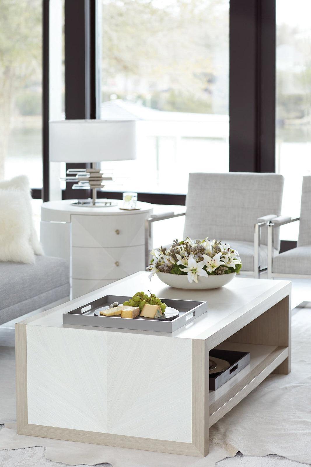 Axiom Round Chairside Table | Bernhardt | Home Elegance USA