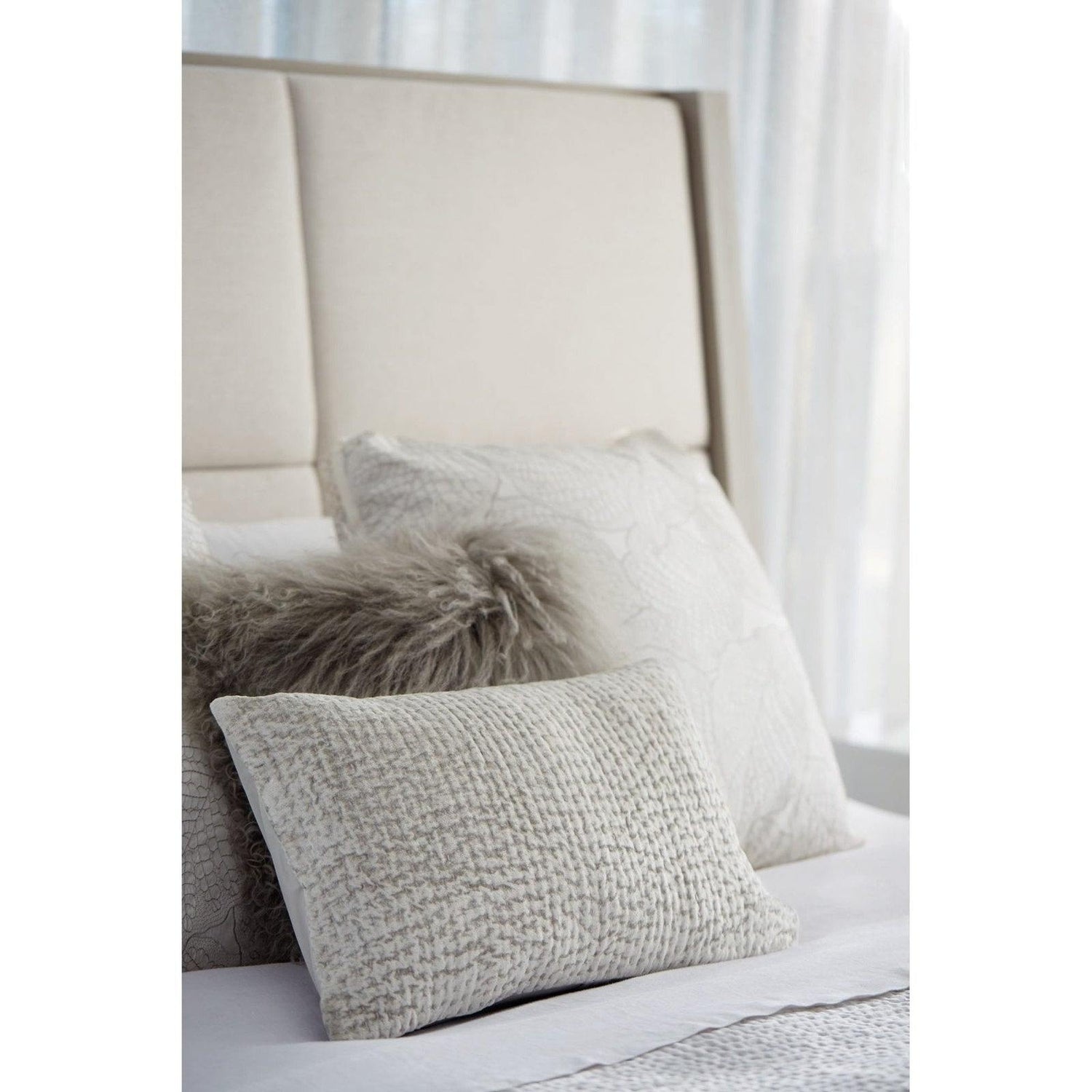Axiom Upholstered Panel Bed 66" | Bernhardt | Home Elegance USA