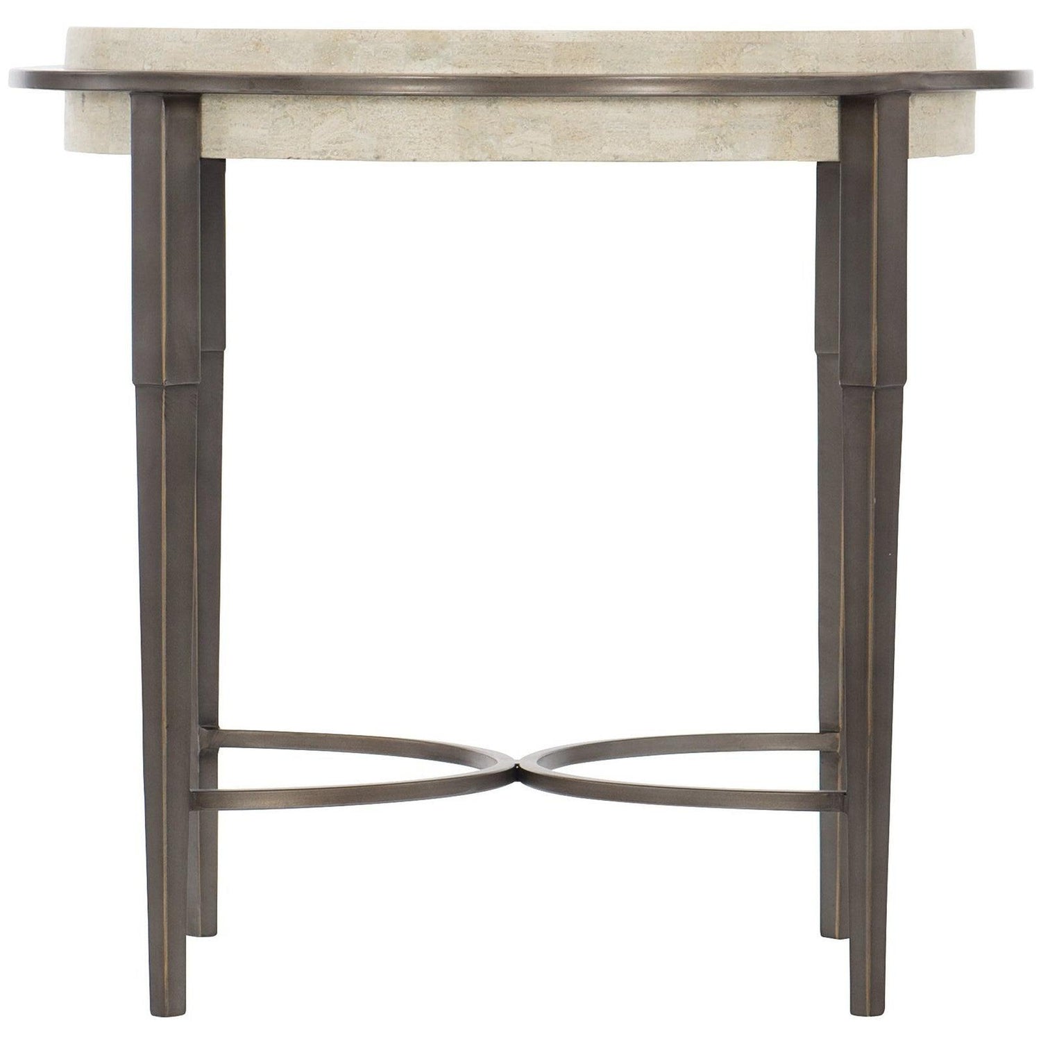 Barclay Metal Round Chairside Table | Bernhardt | Home Elegance USA