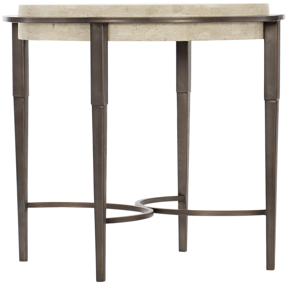 Barclay Metal Round Chairside Table | Bernhardt | Home Elegance USA