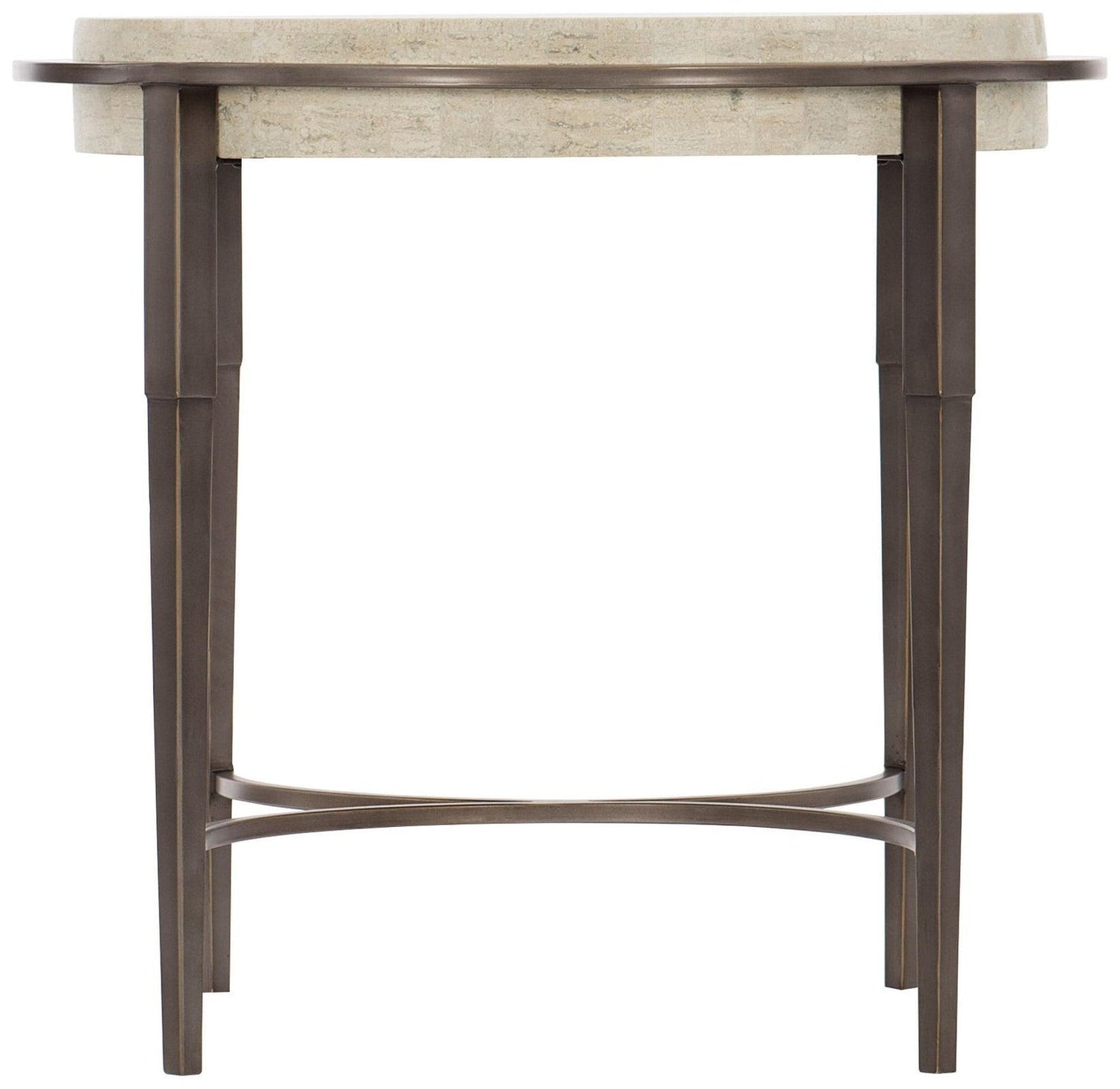 Barclay Metal Round Chairside Table | Bernhardt | Home Elegance USA
