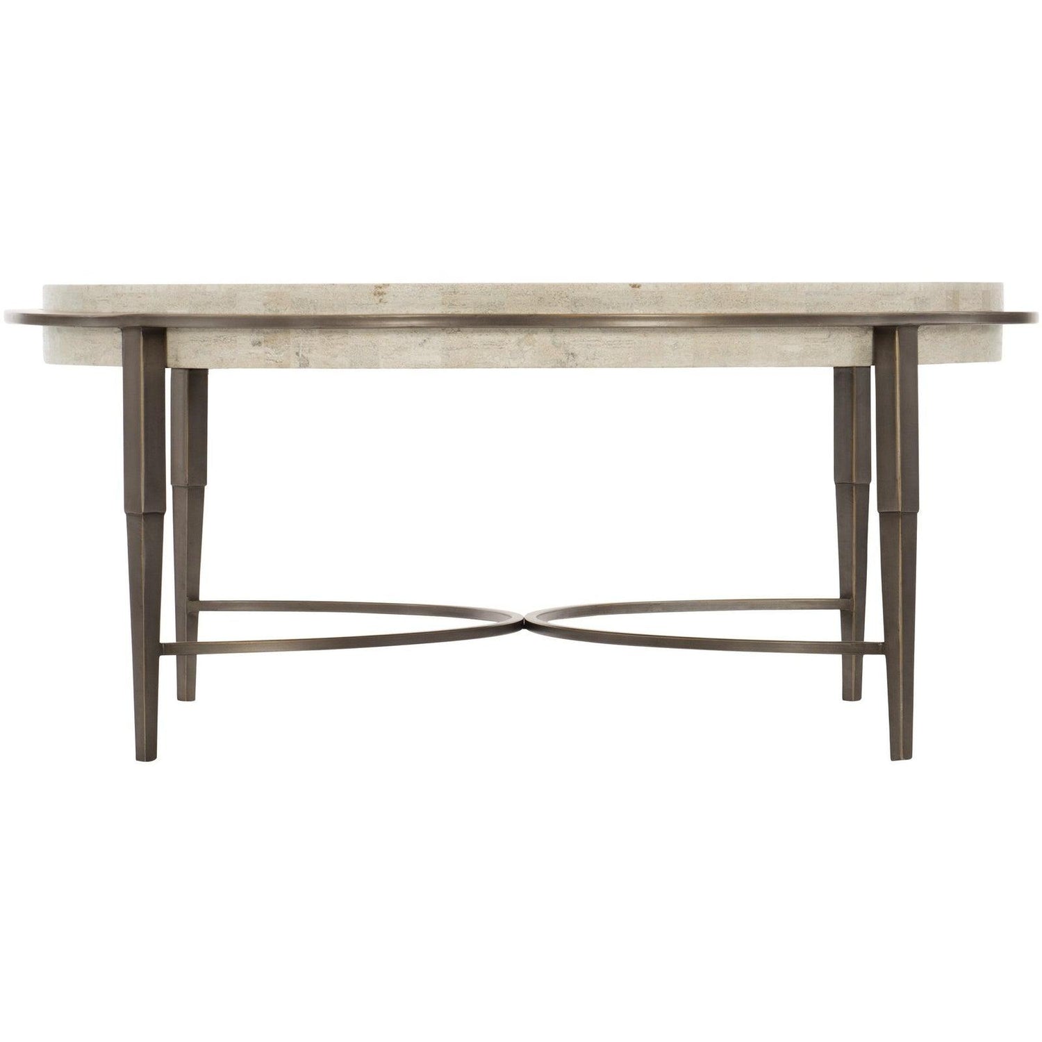 Barclay Metal Round Cocktail Table | Bernhardt | Home Elegance USA