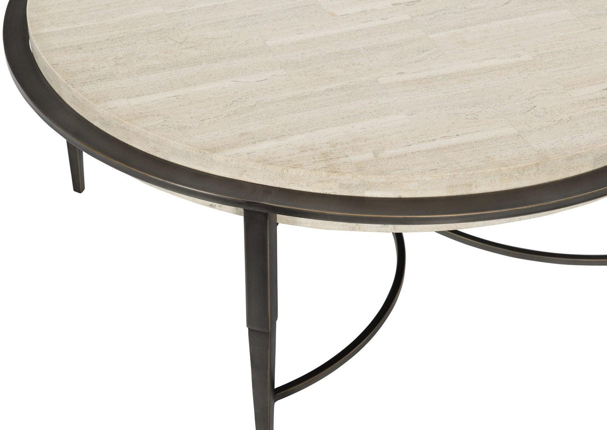 Barclay Metal Round Cocktail Table | Bernhardt | Home Elegance USA