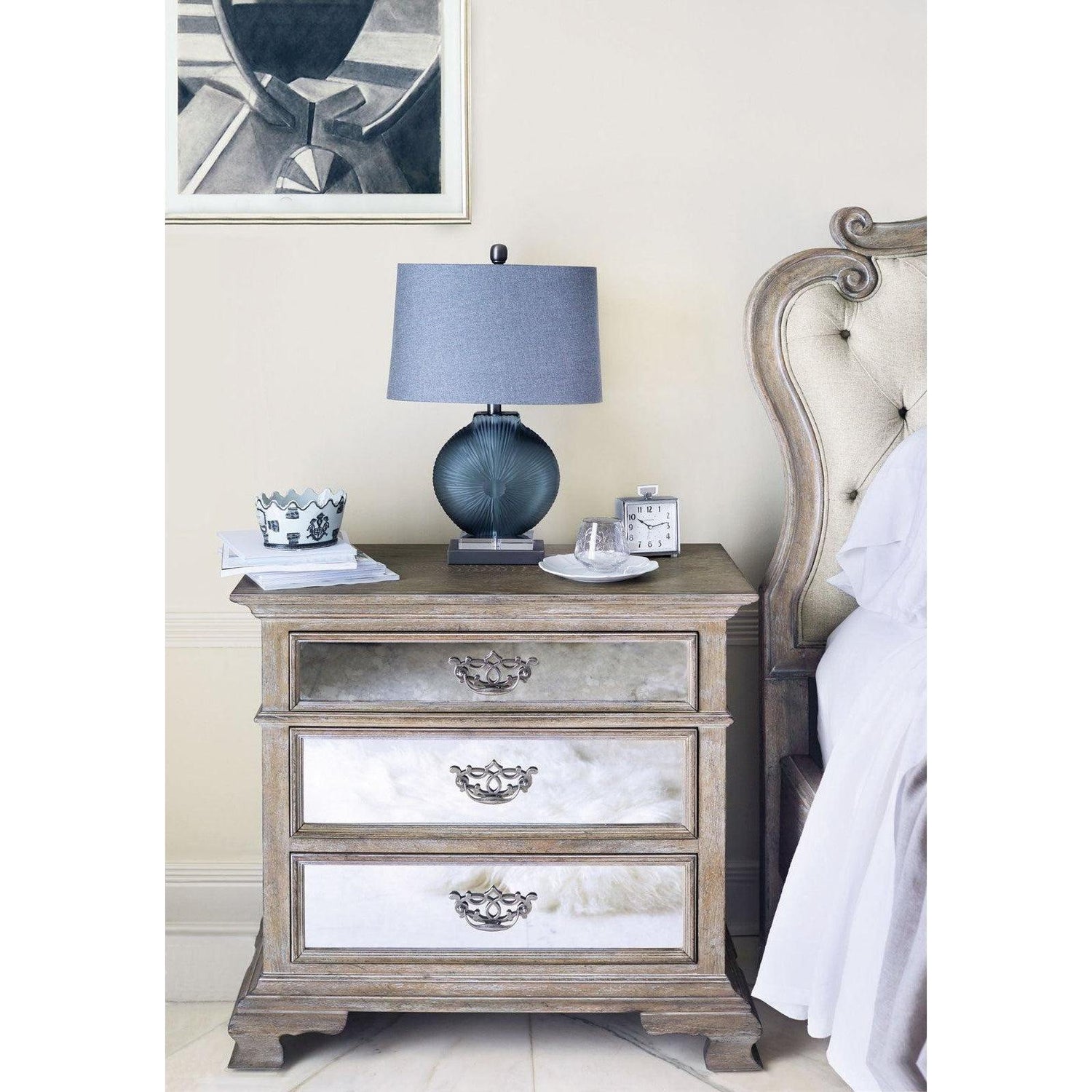 Campania Upholstered Panel Bed Ii - King | Bernhardt | Home Elegance USA