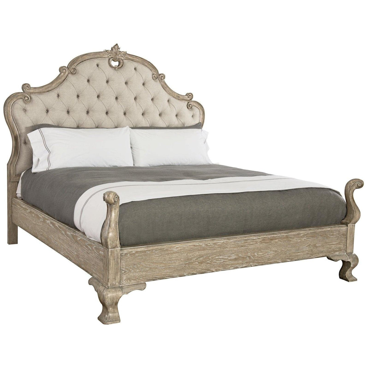 Campania Upholstered Panel Bed Ii - King | Bernhardt | Home Elegance USA