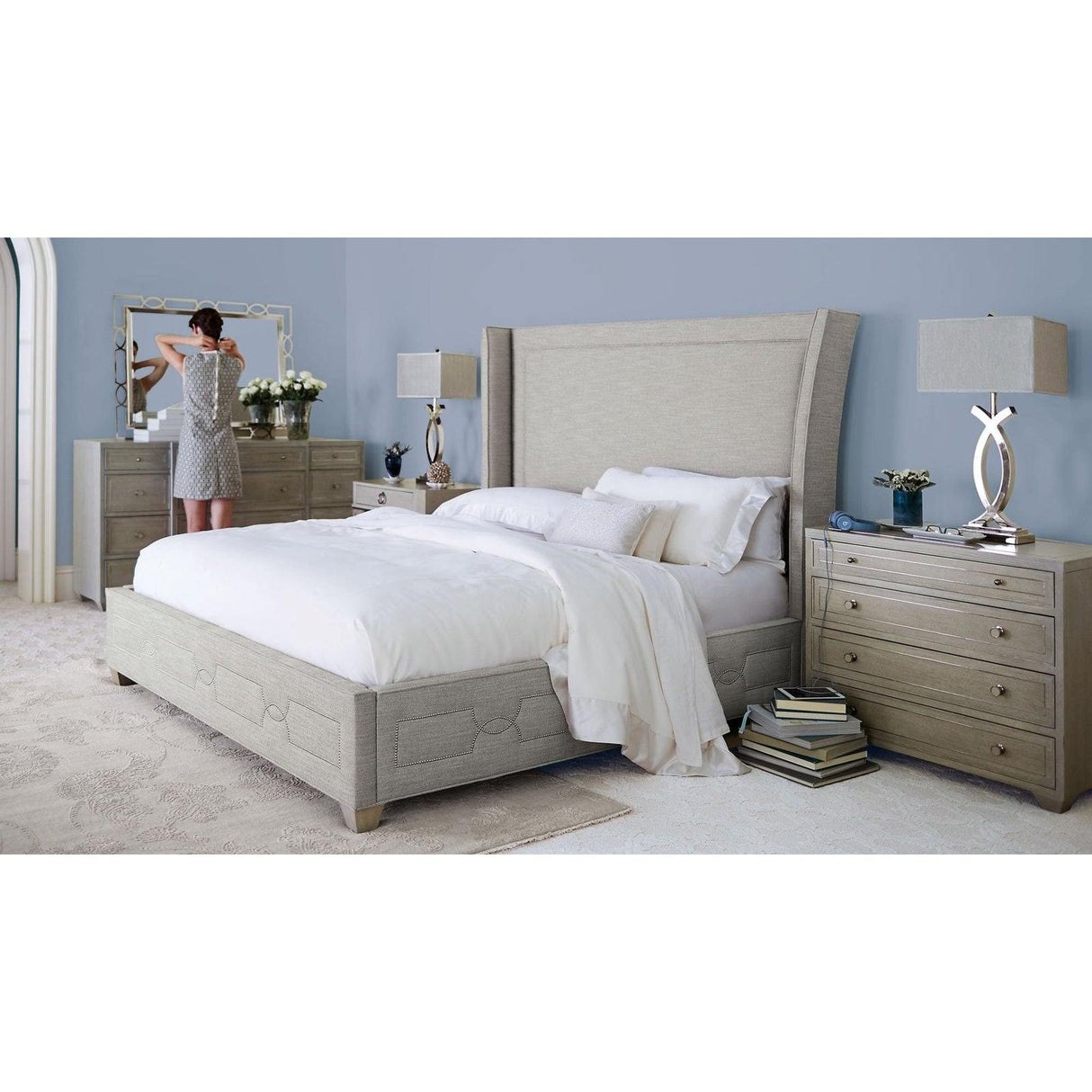 Criteria Upholstered King Bed | Bernhardt | Home Elegance USA