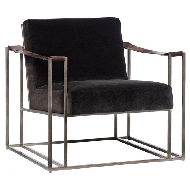 Dekker Chair In Burnished Hammered Iron | Bernhardt | Home Elegance USA