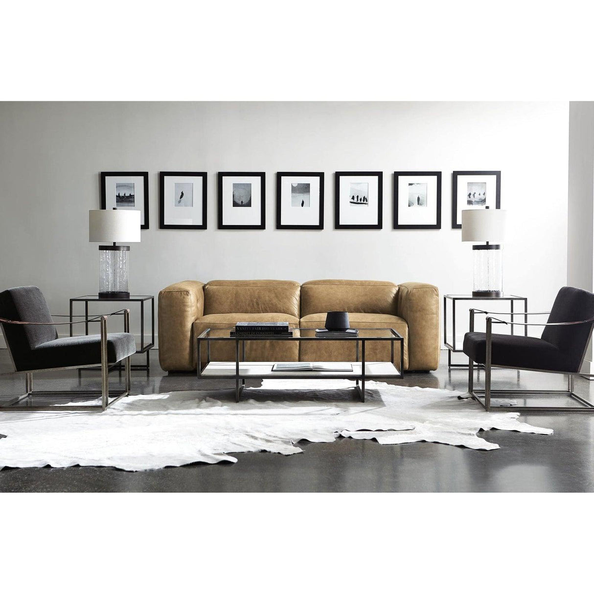 Dekker Chair In Burnished Hammered Iron | Bernhardt | Home Elegance USA