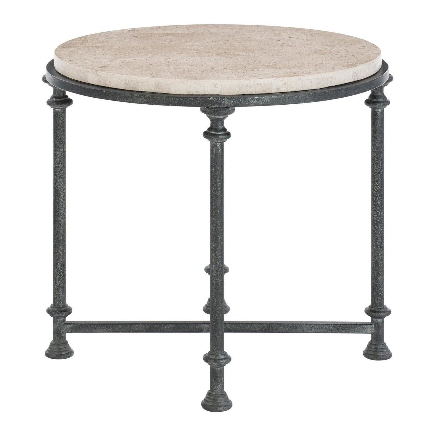Bernhardt Galesbury Round Metal End Table - Home Elegance USA