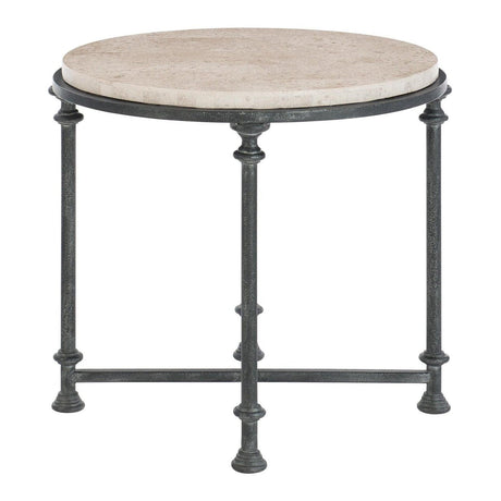 Bernhardt Galesbury Round Metal End Table - Home Elegance USA
