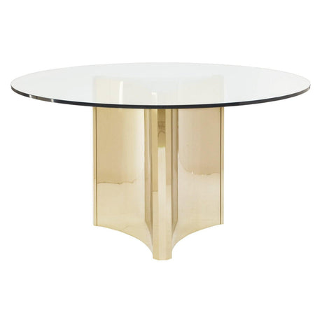 Bernhardt Interiors Abbott Round Metal Dining Table - Home Elegance USA