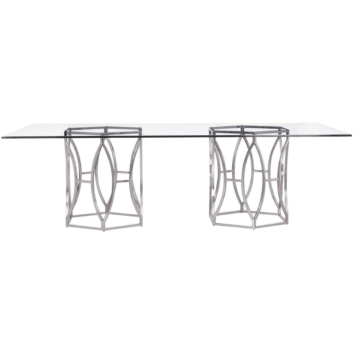 Bernhardt Interiors Argent Rectangular Dining Table - Home Elegance USA