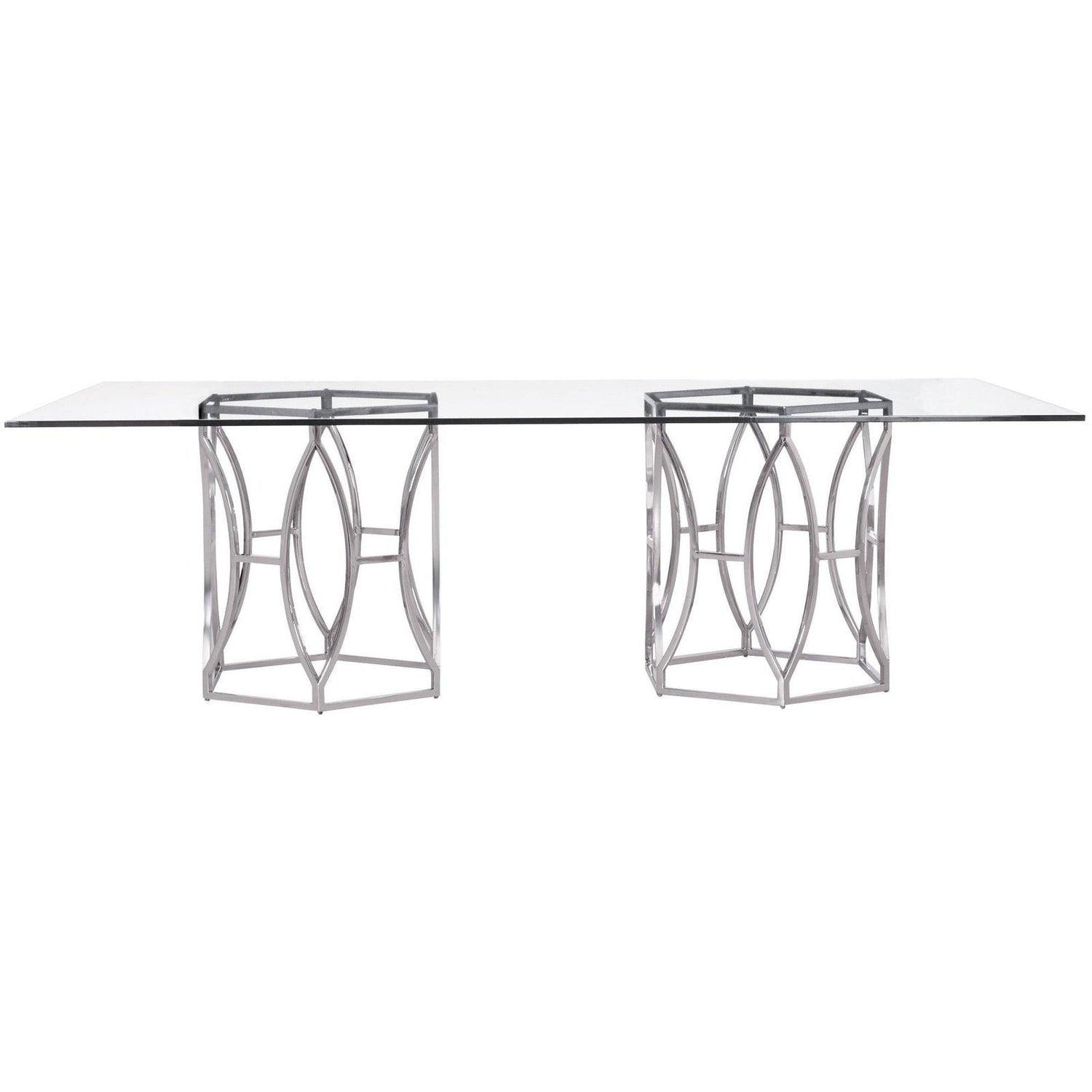 Bernhardt Interiors Argent Rectangular Dining Table - Home Elegance USA