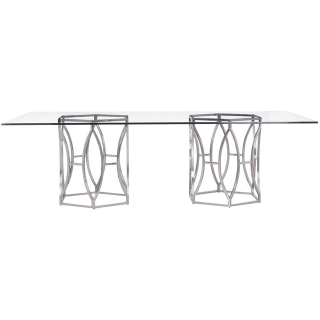 Bernhardt Interiors Argent Rectangular Dining Table - Home Elegance USA