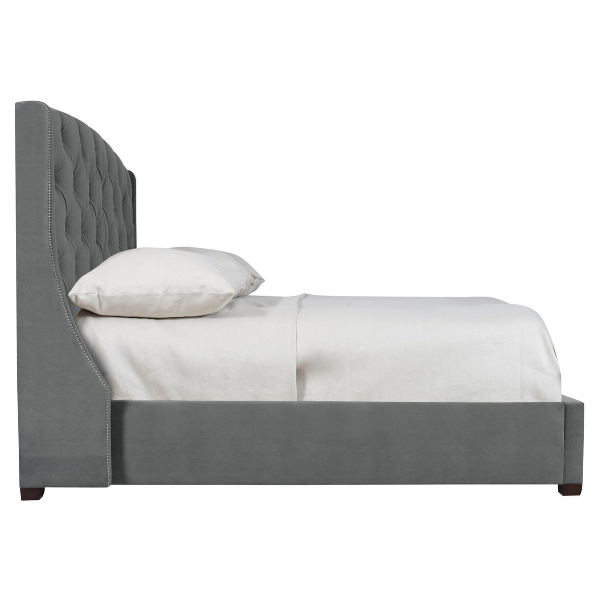 Bernhardt Interiors Jordan Button-Tufted Wing Bed 64" - Home Elegance USA