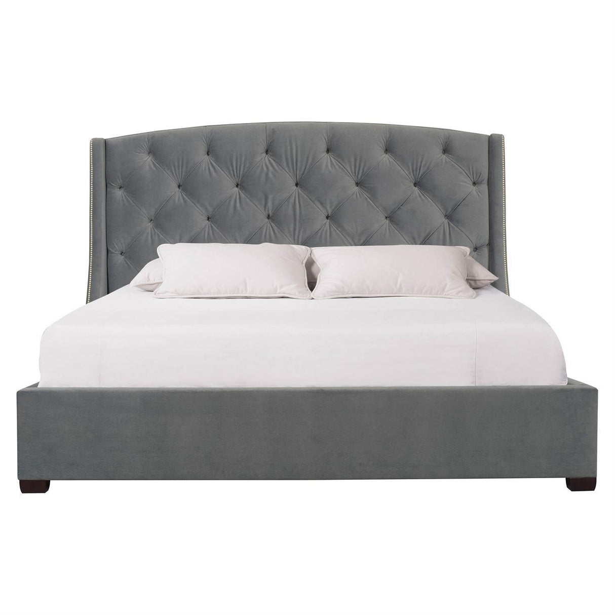 Bernhardt Interiors Jordan Button-Tufted Wing Bed 64" - Home Elegance USA