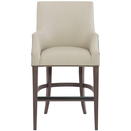 Bernhardt Interiors Keeley Leather Counter Stool - Home Elegance USA