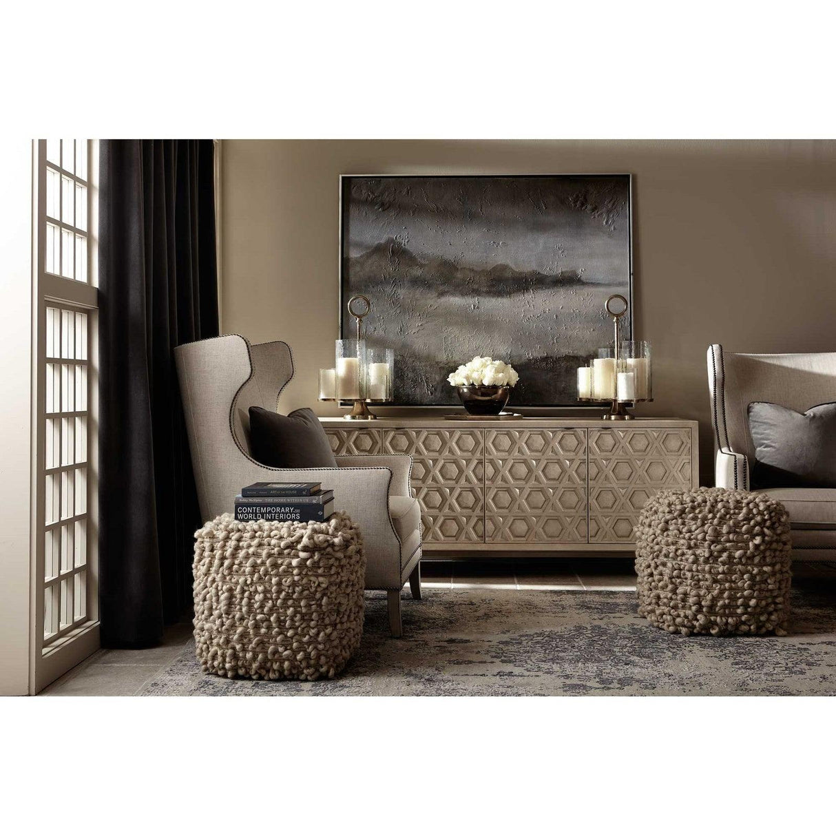 Bernhardt Interiors Kingston Wing Chair - Home Elegance USA