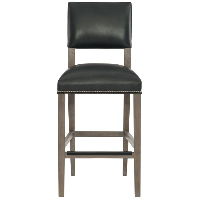 Bernhardt Interiors Moore Leather Bar Stool - Home Elegance USA