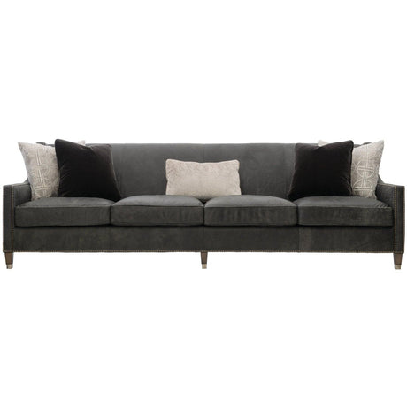Bernhardt Interiors Palisades Leather Sofa 108" - Home Elegance USA
