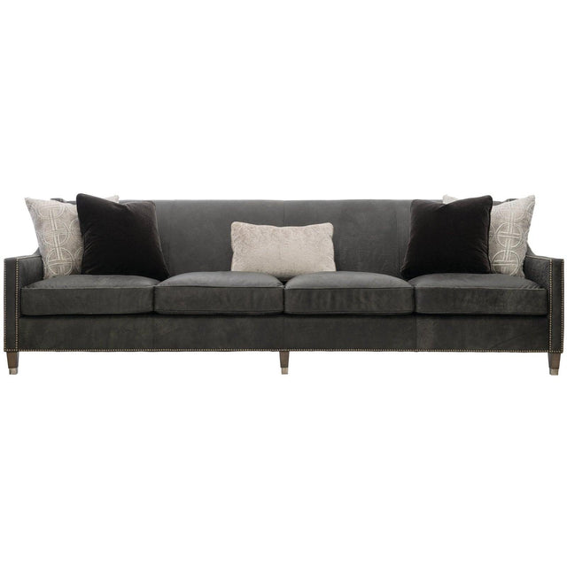 Bernhardt Interiors Palisades Leather Sofa 108" - Home Elegance USA